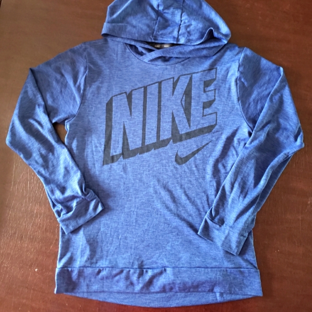 Nike Hoodie shirt - Blue, Lightweight, Boys Large